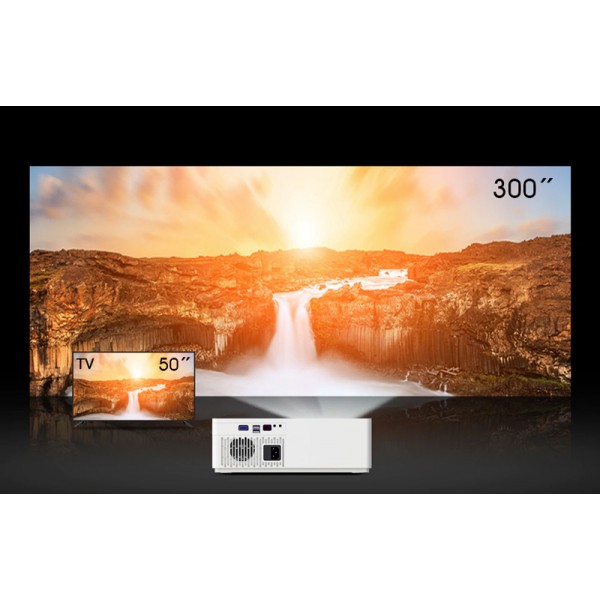 POWERTECH LED βιντεοπροβολέας PT-961, Wi-Fi Airplay, 1080p, Android POWERTECH LED βιντεοπροβολέας PT-961, Wi-Fi Airplay, 1080p, Android