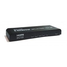 POWERTECH Premiun Quality HDMI 1.4 Splitter, 4x output, EU Power adapter