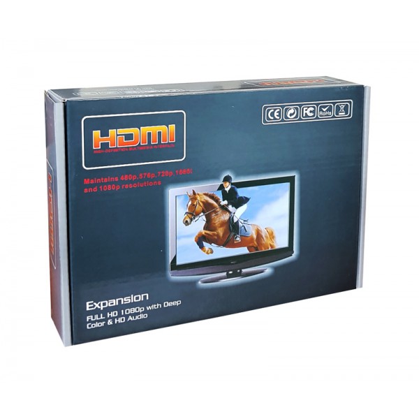 POWERTECH Switch HDMI 1.4 PTH-002, 4x input, 4K
