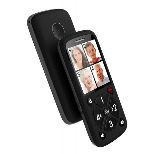 POWERTECH Κινητό Τηλέφωνο Aid+ 4 Αριθμοί Κλήσης με Φακό, FM Radio, Black POWERTECH Κινητό Τηλέφωνο Aid+ 4 Αριθμοί Κλήσης με Φακό, FM Radio, Black