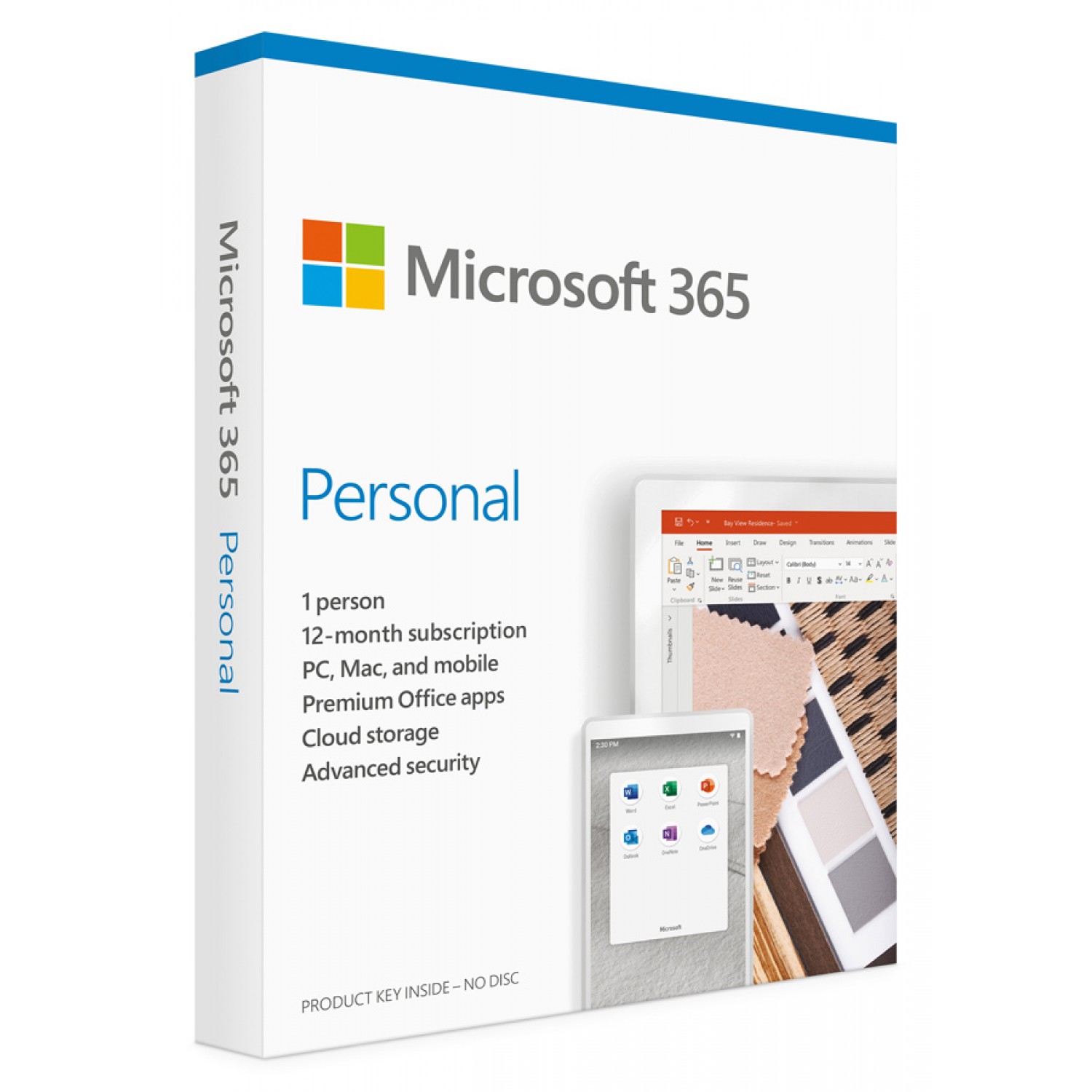 MICROSOFT Office 365 Personal QQ2-00989, English, medialess P6, 1 έτος
