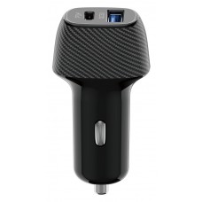 ROCKROSE φορτιστής αυτοκινήτου Safari PQ, 2x USB, 3.0, 36W, 3A, μαύρος