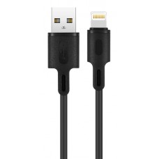 ROCKROSE καλώδιο USB σε Lightning Beta AL, 2.4A 12W, 1m, μαύρο