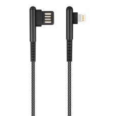 ROCKROSE καλώδιο USB σε Lightning Janus AL, 2.1A, 1m, μαύρο