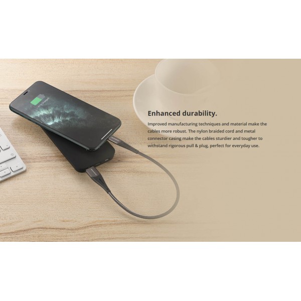 ROCKROSE καλώδιο USB σε USB Type-C Diesel AC Mini, 2.4A, 30cm, μαύρο ROCKROSE καλώδιο USB σε USB Type-C Diesel AC Mini, 2.4A, 30cm, μαύρο