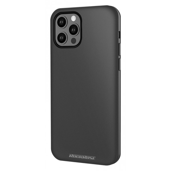 ROCKROSE θήκη Pebble για iPhone 12 Pro Max, μαύρη