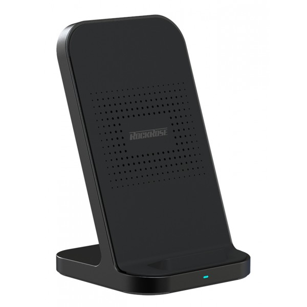 ROCKROSE ασύρματος φορτιστής Airwave, 10W, μαύρος ROCKROSE ασύρματος φορτιστής Airwave, 10W, μαύρος