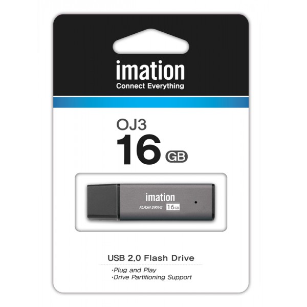 IMATION USB Flash Drive OJ3 RT02030016SV, 16GB, USB 2.0, ασημί