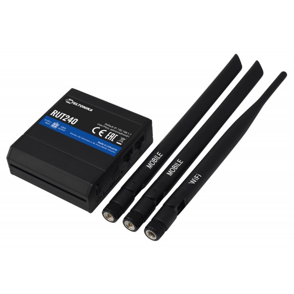 TELTONIKA industrial cellular router RUT240, 4G LTE Cat 4