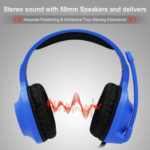 SADES Gaming Headset Spirits SA-721, multiplatform, 3.5mm, μπλε