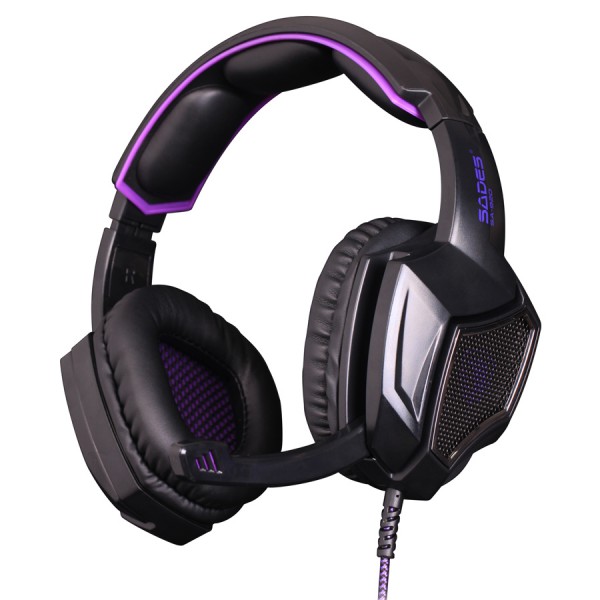SADES gaming headset SA-920, 3.5mm, 40mm, μαύρο