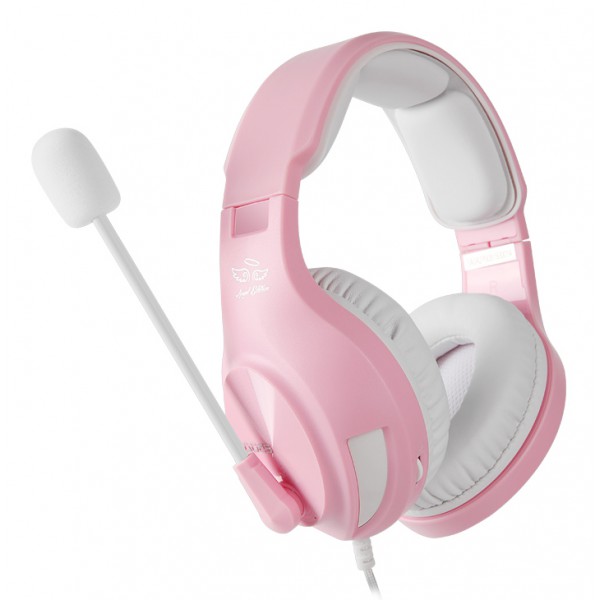 SADES Gaming Headset A2, multiplatform, 3.5mm, ροζ