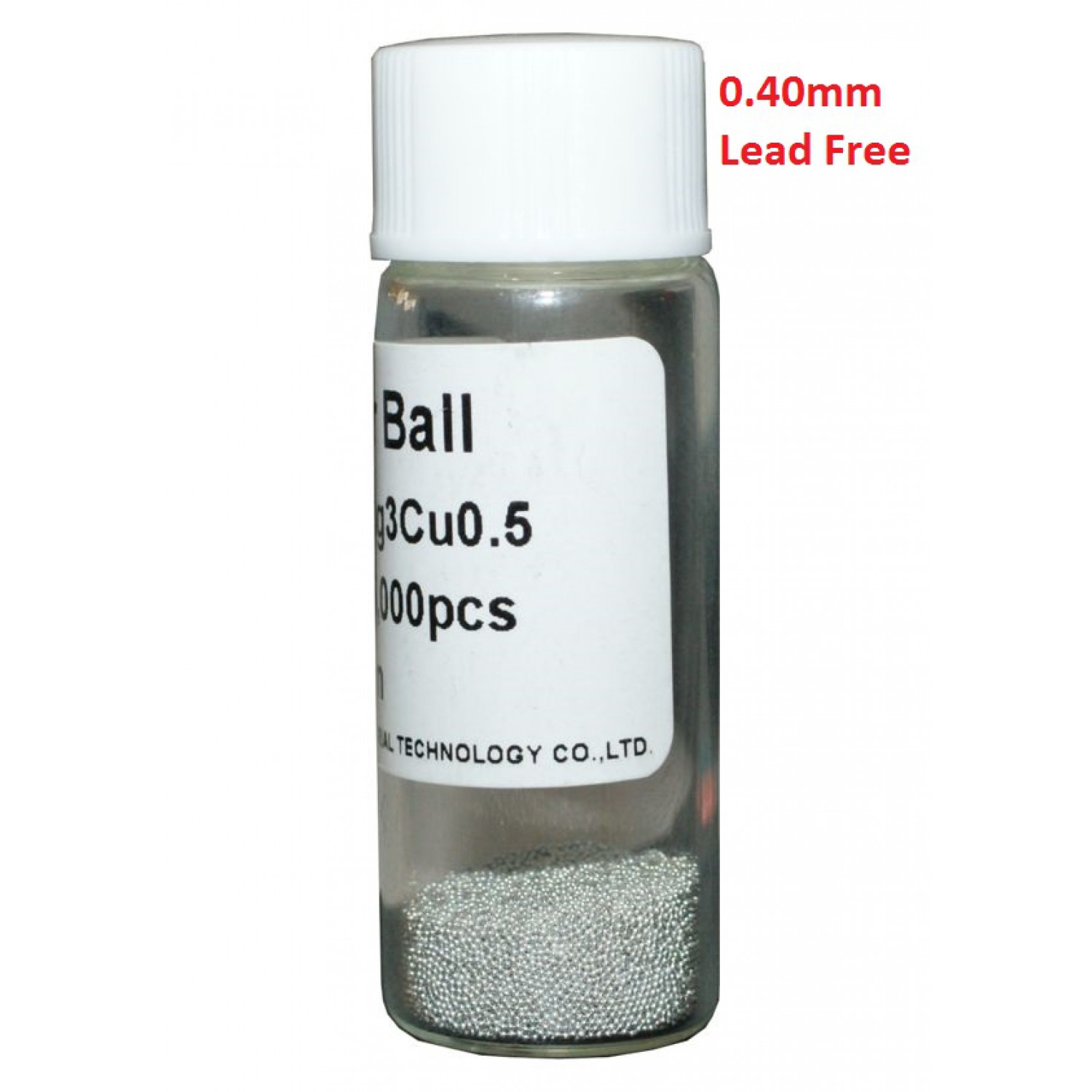 Solder Balls 0.40mm, Lead Free, 25k