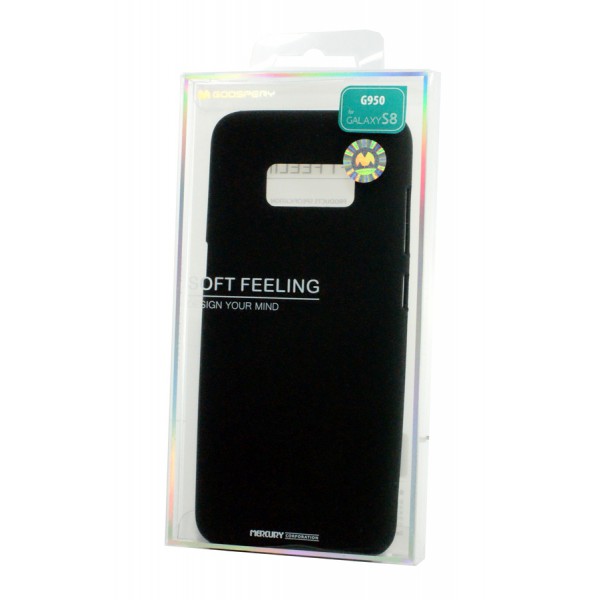 MERCURY Θήκη Soft Feeling Jelly για Galaxy S8, Black