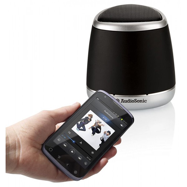 AUDIOSONIC φορητό ηχείο SK-1504, bluetooth/3.5mm, 400mAh, μαύρο AUDIOSONIC φορητό ηχείο SK-1504, bluetooth/3.5mm, 400mAh, μαύρο