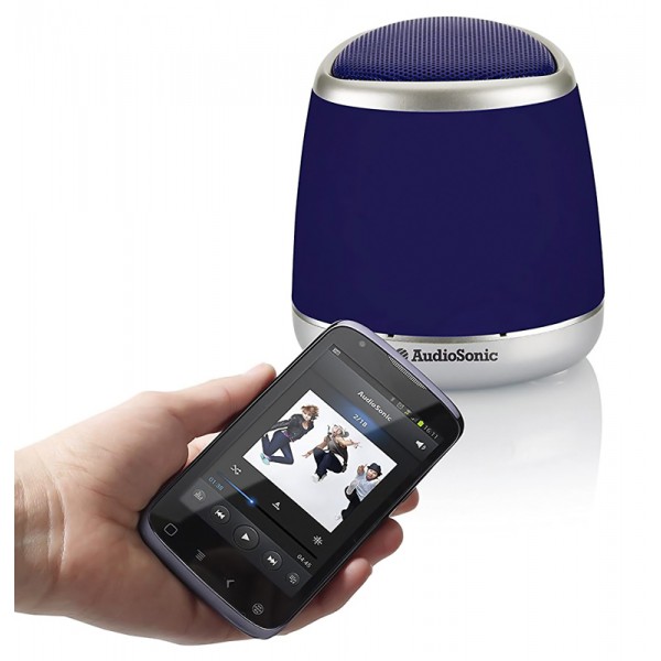 AUDIOSONIC φορητό ηχείο SK-1506, bluetooth/3.5mm, 400mAh, μπλε AUDIOSONIC φορητό ηχείο SK-1506, bluetooth/3.5mm, 400mAh, μπλε