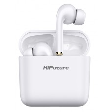 HIFUTURE earphones Smartpods 2 με θήκη φόρτισης, true wireless, λευκά
