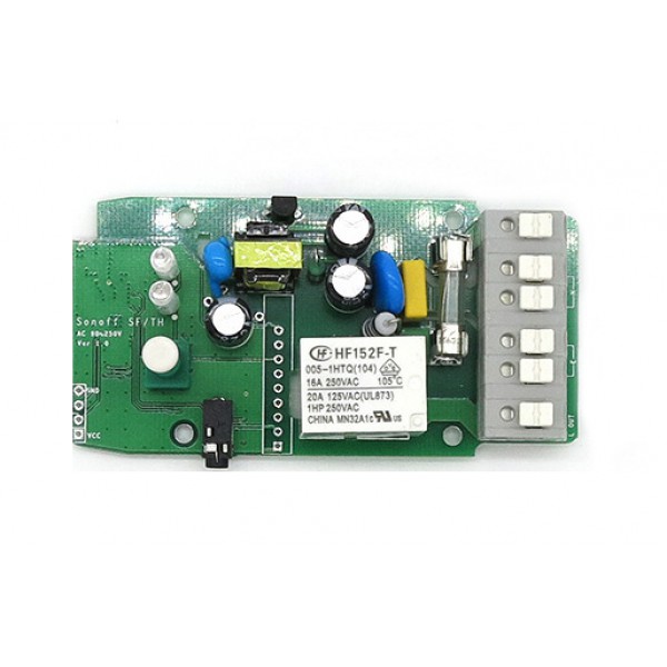SONOFF Smart Διακόπτης TH16, υγρασίας - θερμοκρασίας, 16A, WiFi, λευκό
