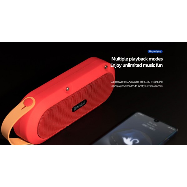 CELEBRAT φορητό ηχείο SP-5, 10W TWS, BT/3.5mm/USB/SD Card, μαύρο