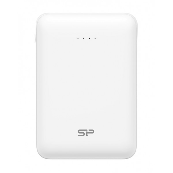 SILICON POWER Power Bank C100 10000mAh, 2x USB Output, White SILICON POWER Power Bank C100 10000mAh, 2x USB Output, White