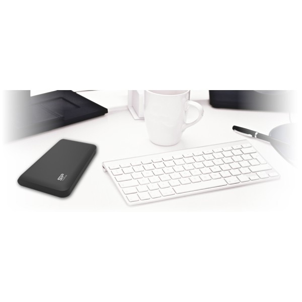 SILICON POWER Power Bank S100 10000mAh, 2x USB Output, Black