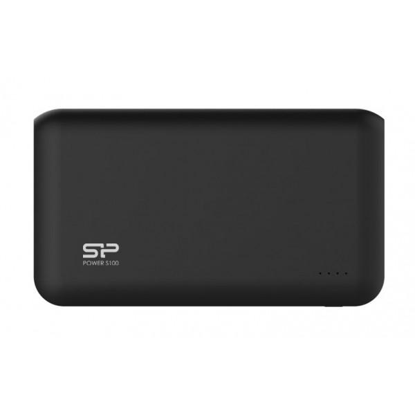 SILICON POWER Power Bank S100 10000mAh, 2x USB Output, Black