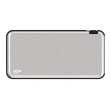 SILICON POWER Power bank GP27, 10000mAh, 2x output, 2.1A, ασημί