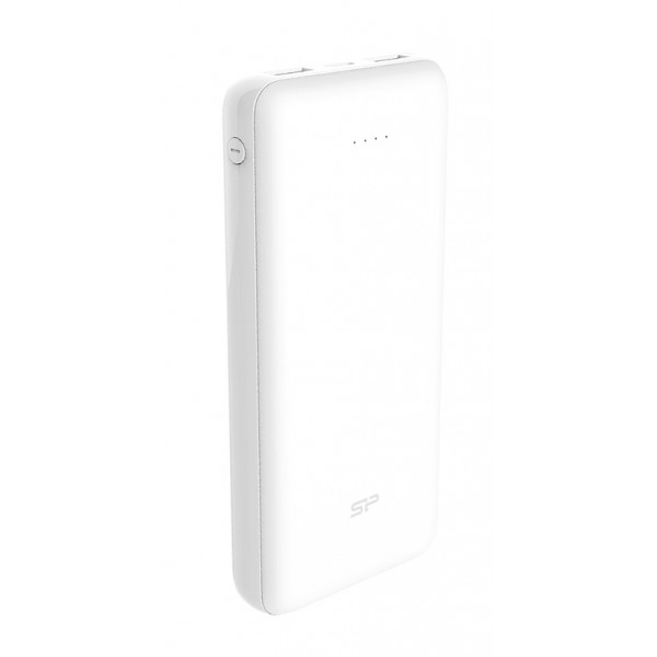 SILICON POWER Power Bank C200 20000mAh, 2x USB Output, White SILICON POWER Power Bank C200 20000mAh, 2x USB Output, White
