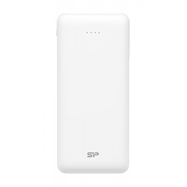 SILICON POWER Power Bank C200 20000mAh, 2x USB Output, White SILICON POWER Power Bank C200 20000mAh, 2x USB Output, White
