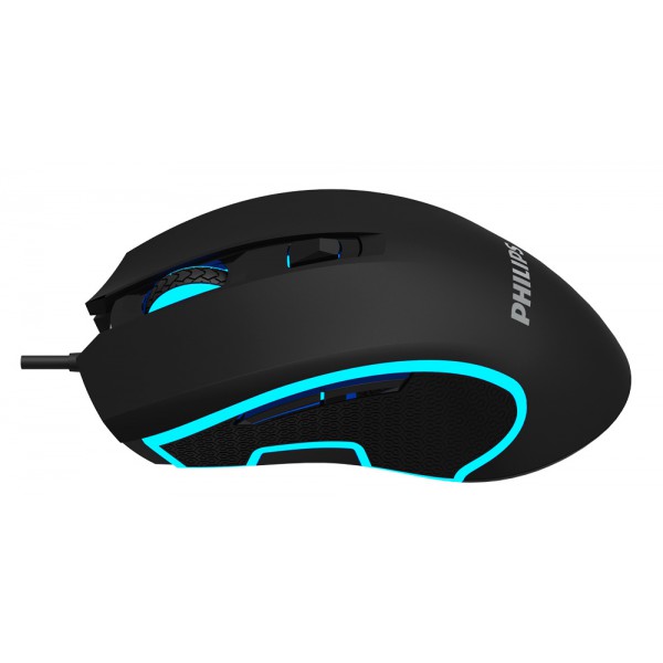PHILIPS ενσύρματο gaming ποντίκι SPK9413, 6400DPI, 6 πλήκτρα, μαύρο PHILIPS ενσύρματο gaming ποντίκι SPK9413, 6400DPI, 6 πλήκτρα, μαύρο