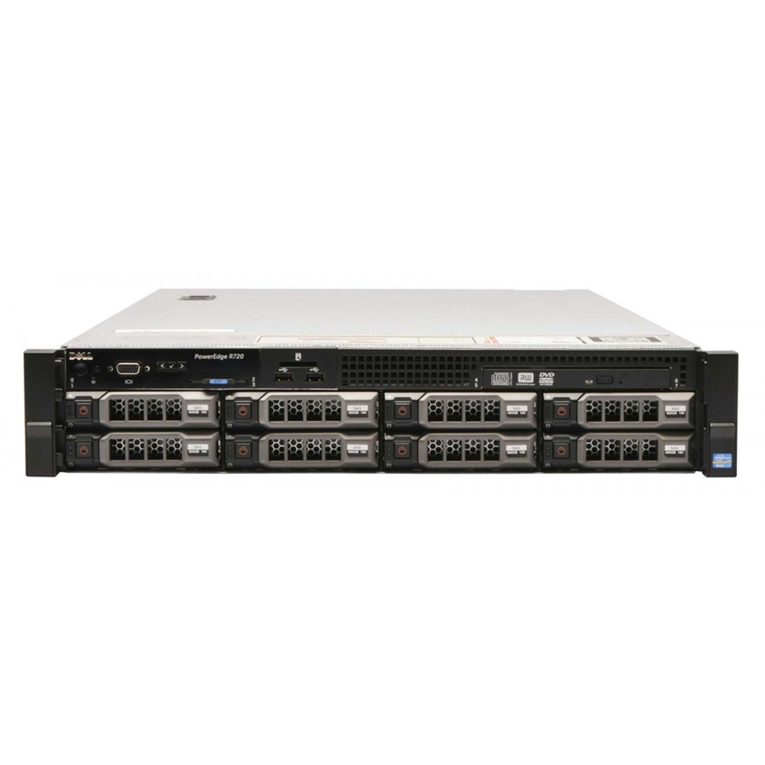DELL Server R720, 2x E5-2660 V2, 16x 4GB, H710, 2x 750W, 8x LFF, REF SQ