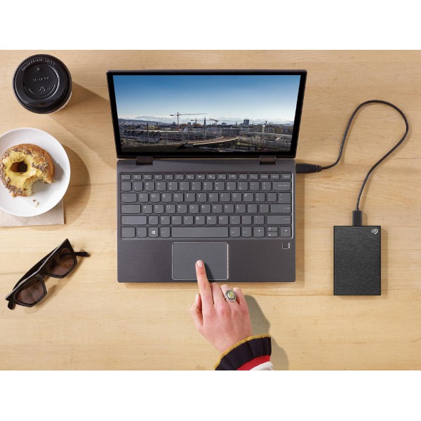 SEAGATE εξωτερικός HDD One touch STKB1000400, 1TB, USB 3.2, μαύρος