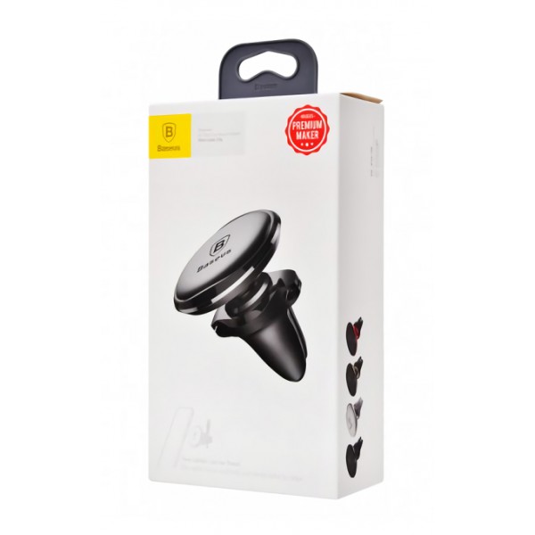 BASEUS μαγνητική βάση αεραγωγού αυτοκινήτου SUGX-A01, 360°, μαύρο