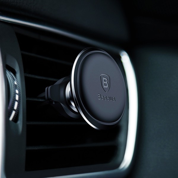 BASEUS μαγνητική βάση αεραγωγού αυτοκινήτου SUGX-A01, 360°, μαύρο
