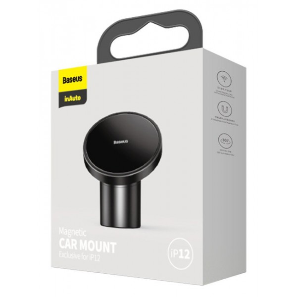 BASEUS βάση iPhone 12 για αυτοκίνητο SULD-01, μαγνητική, μαύρη BASEUS βάση iPhone 12 για αυτοκίνητο SULD-01, μαγνητική, μαύρη