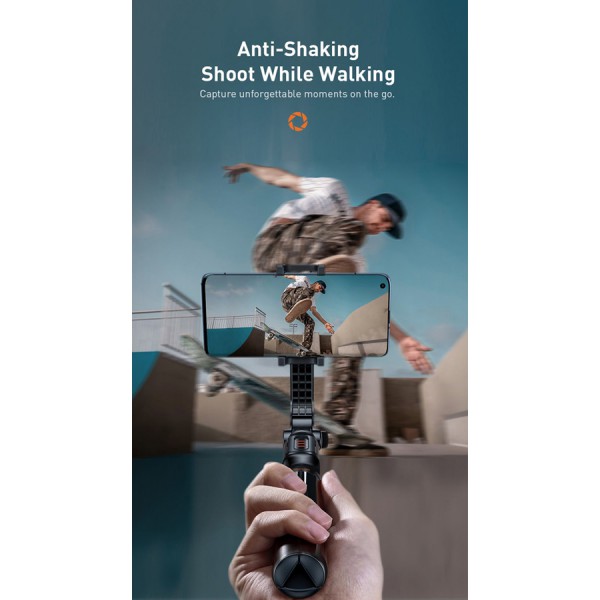 BASEUS selfie stick SULH-01, εώς 72cm, αντικραδασμικό, μαύρο BASEUS selfie stick SULH-01, εώς 72cm, αντικραδασμικό, μαύρο