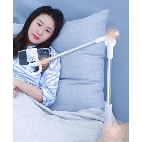 BASEUS βάση για smartphone SULR-0S, με εύκαμπτο βραχίονα, ασημί