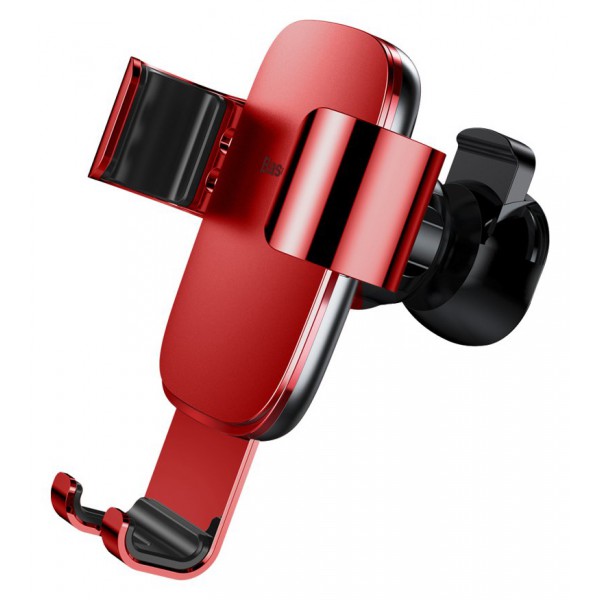 BASEUS βάση αεραγωγού αυτοκινήτου Metal Age Gravity SUYL-D09, κόκκινη BASEUS βάση αεραγωγού αυτοκινήτου Metal Age Gravity SUYL-D09, κόκκινη