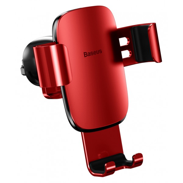 BASEUS βάση αεραγωγού αυτοκινήτου Metal Age Gravity SUYL-D09, κόκκινη BASEUS βάση αεραγωγού αυτοκινήτου Metal Age Gravity SUYL-D09, κόκκινη