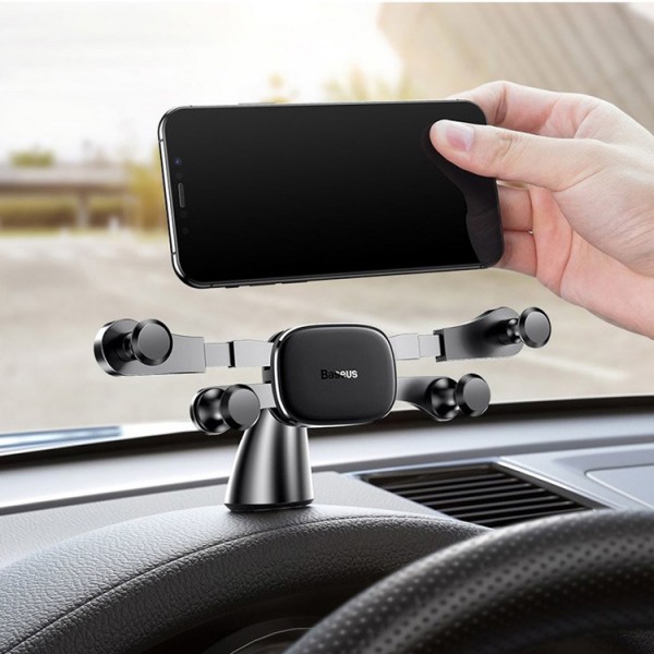 BASEUS βάση smartphone για αυτοκίνητο SUYL-HP01, landscape, μαύρη