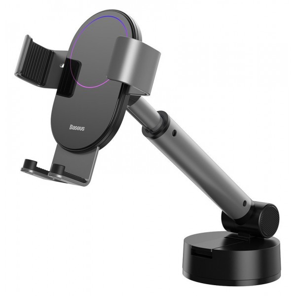BASEUS βάση smartphone με βεντούζα για αυτοκίνητο SUYL-JY0S, ασημί
