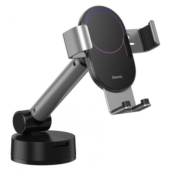 BASEUS βάση smartphone με βεντούζα για αυτοκίνητο SUYL-JY0S, ασημί