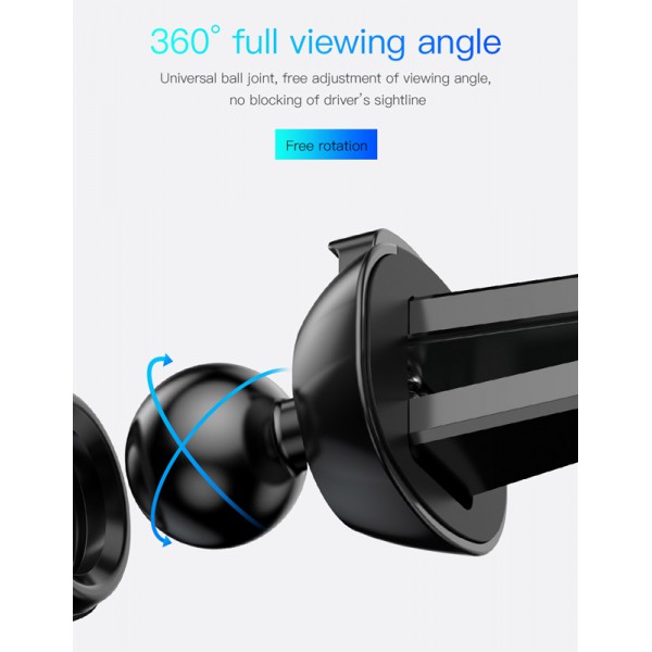 BASEUS βάση smartphone για αυτοκίνητο Future Gravity SUYL-WL01, μαύρη BASEUS βάση smartphone για αυτοκίνητο Future Gravity SUYL-WL01, μαύρη