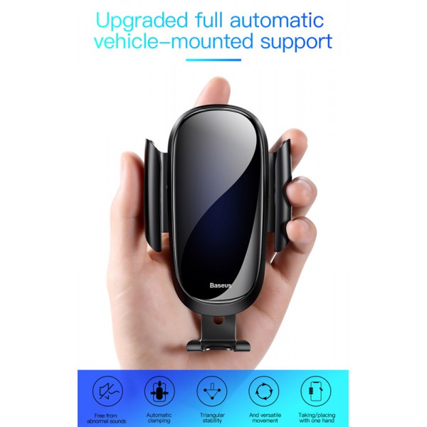 BASEUS βάση smartphone για αυτοκίνητο Future Gravity SUYL-WL0S, ασημί BASEUS βάση smartphone για αυτοκίνητο Future Gravity SUYL-WL0S, ασημί