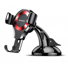 BASEUS βάση αυτοκινήτου με βεντούζα SUYL-XP09, μαύρο-κόκκινο