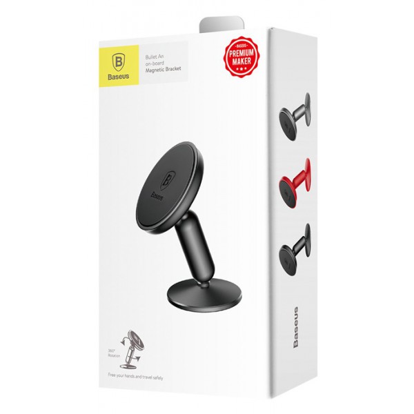 BASEUS βάση smartphone για αυτοκίνητο SUYZD-01, μαγνητική, μαύρη