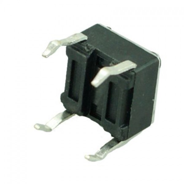 DIP SWITCH 4 PIN, Nickel Body, Plastic Button, Silver/Black