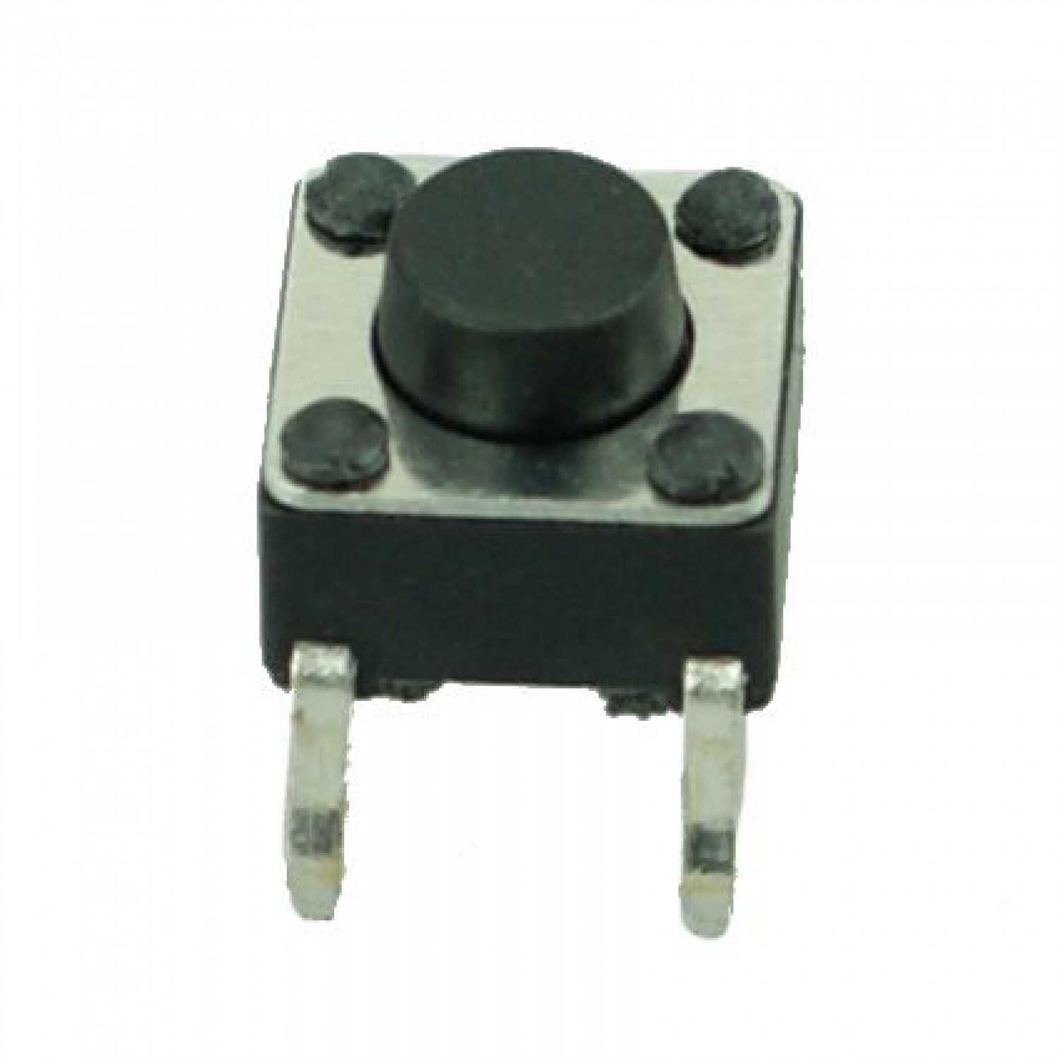 DIP SWITCH 4 PIN, Nickel Body, Plastic Button, Silver/Black