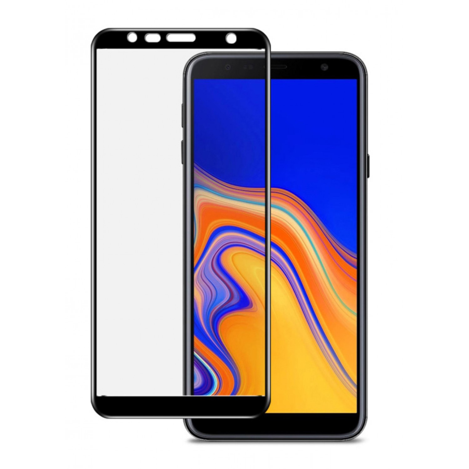 POWERTECH Tempered Glass 5D για Samsung J6 Plus 2018, full glue, μαύρο POWERTECH Tempered Glass 5D για Samsung J6 Plus 2018, full glue, μαύρο