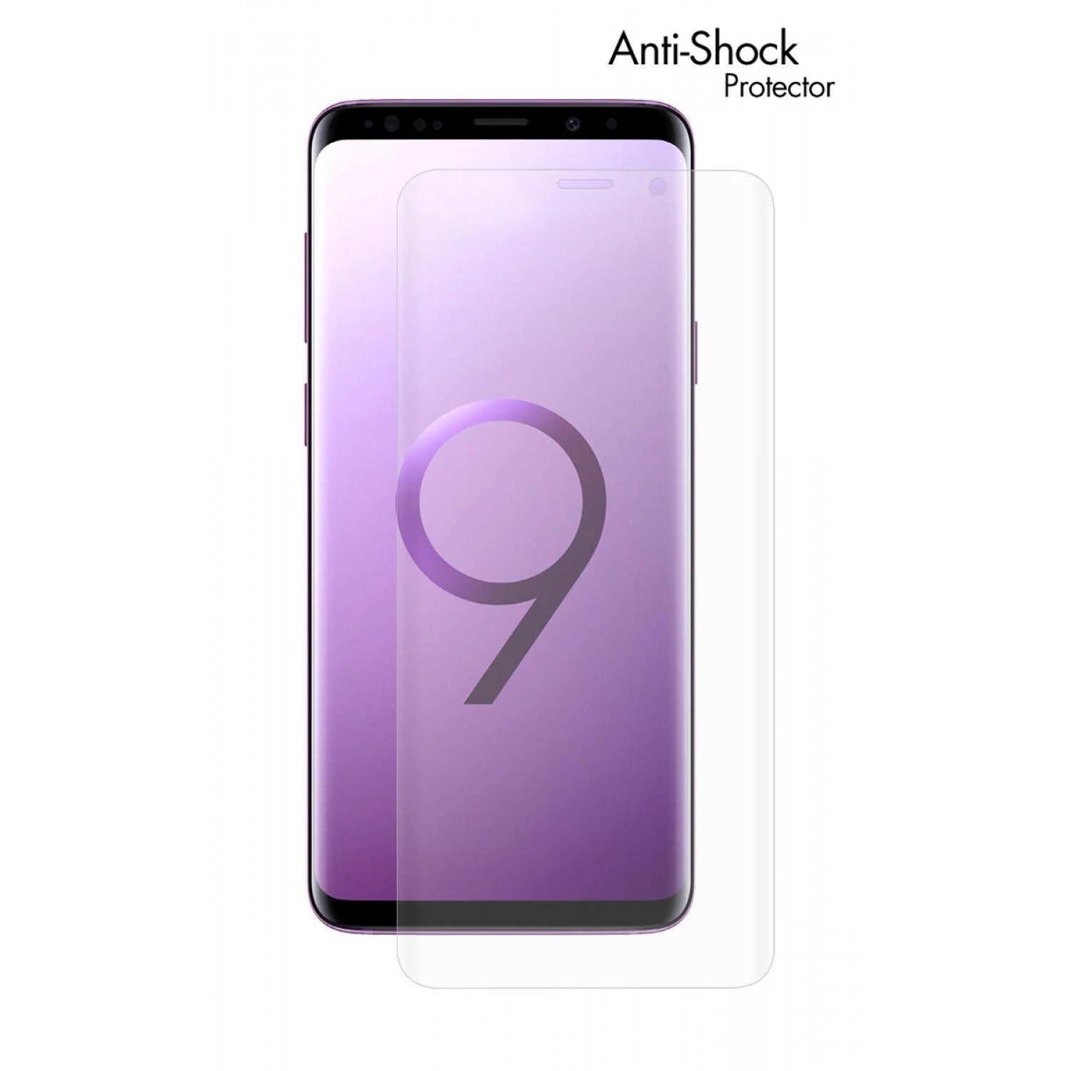 POWERTECH Screen Protector 0.15mm Bioshield, Samsung S9 Plus, Full cover POWERTECH Screen Protector 0.15mm Bioshield, Samsung S9 Plus, Full cover